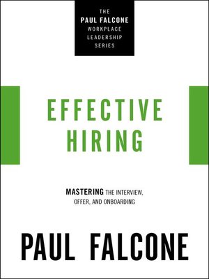 cover image of Effective Hiring